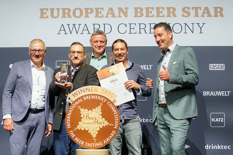 Auszeichnung mit dem European Beer Star in Gold für Ur-Saalfelder