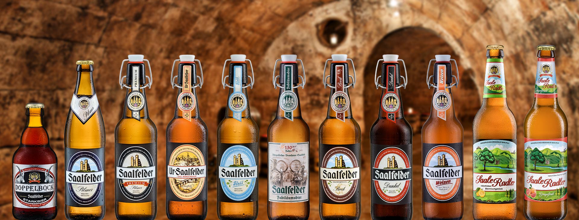 Sortiment Saalfelder Biere