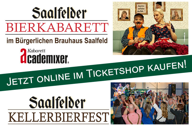 Kartenverkauf Bierkabarett und Kellerbierfest online und in der Brauerei