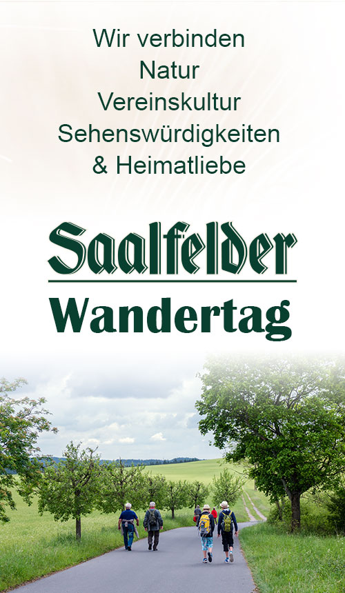 Einladung zum Saalfelder Wandertag - Wandern Sie mit